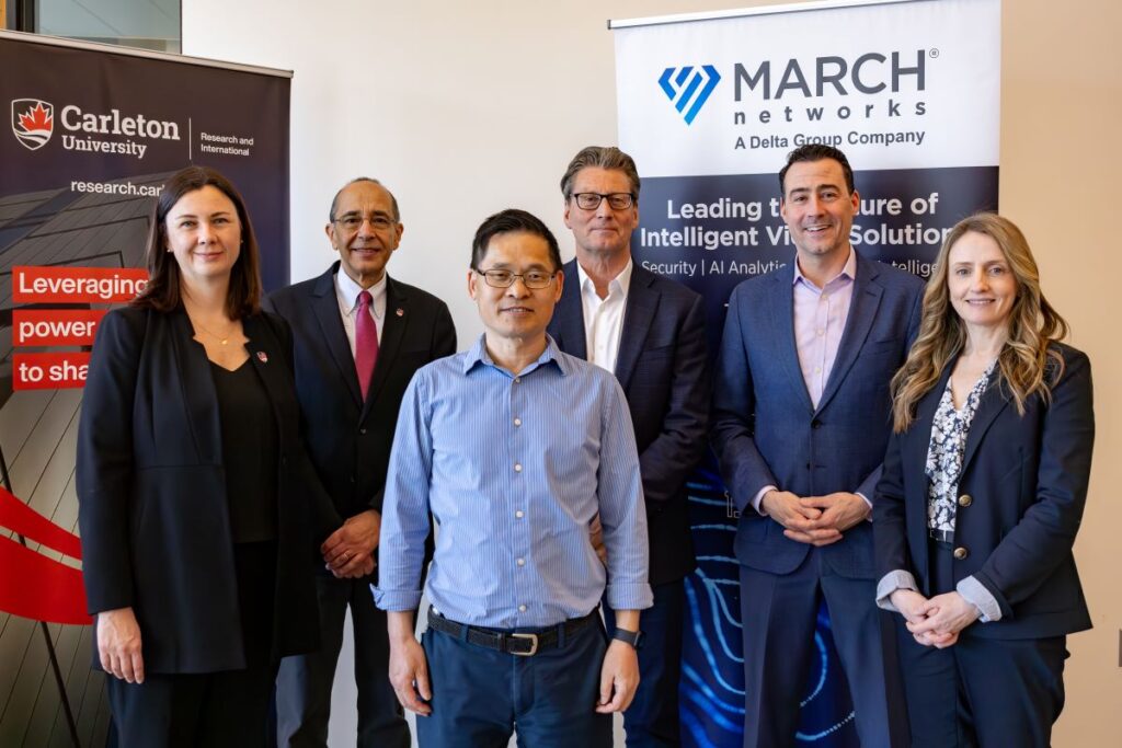 Carleton University and March Networks partnership leaders