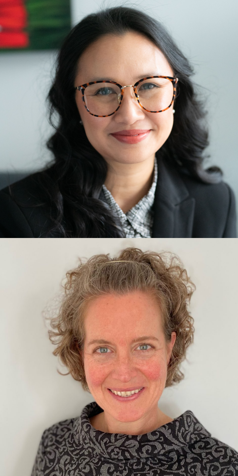 Vivian Lee (top) and Karen Sewell (bottom)