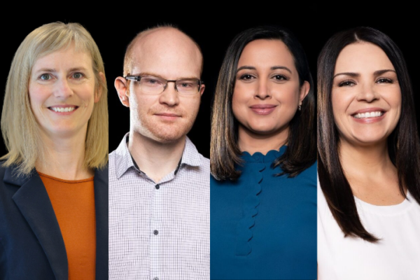 Canada Research Chairs Jennifer Bruin, John Anderson, Sanjeena Dang and Maria Rogers