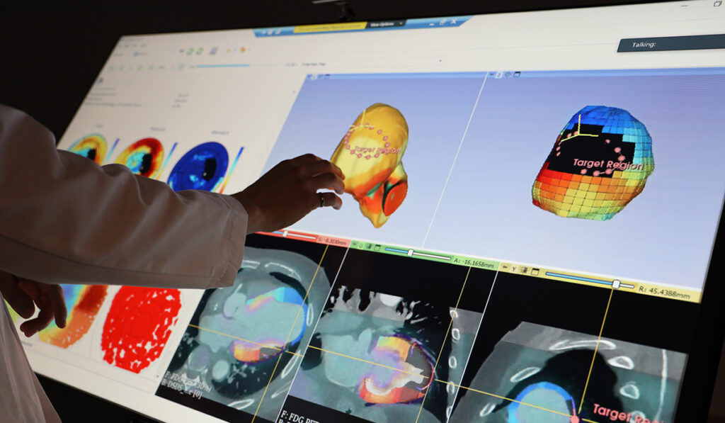 With the right software, large multi-touch displays could help doctors and patients discuss important health information