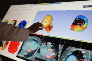 With the right software, large multi-touch displays could help doctors and patients discuss important health information