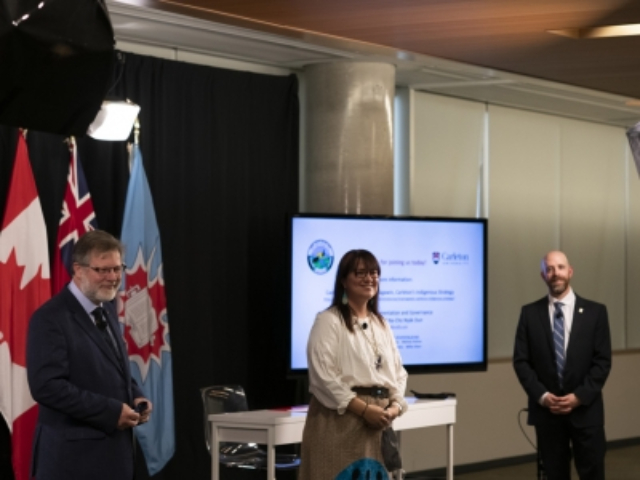 woman receiving prize