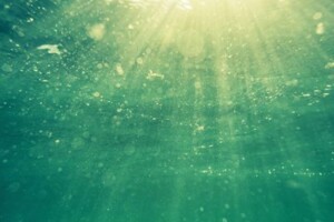 light reflecting through water